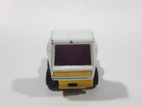 Vintage 1973 Lesney Matchbox Superfast No. 50 Articulated Semi Tractor Truck White and Yellow Die Cast Toy Car Vehicle