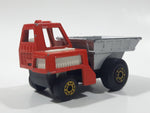 Vintage 1976 Matchbox Lesney Superfast No. 26 Site Dumper Truck Red and Silver Die Cast Toy Car Construction Equipment Machinery Vehicle - Made in England