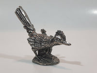 1989 JC Roadrunner Pheasant Bird 2" Tall Solid Pewter Metal Figurine
