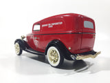 Liberty Classics Canadian Tire 1934 Ford Delivery Red 1/25 Scale Die Cast Toy Car Vehicle Coin Bank No Key