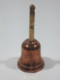 Chile Copper Bell with Drill Bit Style Handle 4 1/4" Tall Missing The Clapper