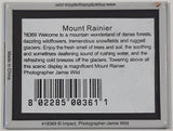 Mount Rainier National Park 2 3/8" x 3 1/8" Fridge Magnet