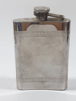 PT 'look good feel great' 6 oz. Curved Stainless Steel Pocket Flask