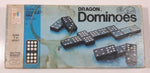 Vintage 1970 Milton Bradley #4132 Dragon Double Nine Dominoes Missing Two Tiles