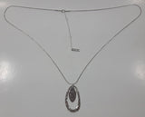 Joe Fresh Shiny Silver Tone Metal 30" Long Necklace