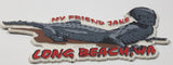 Real Time My Friend Jake Long Beach, WA 2 3/4" x 5 1/8" Rubber Fridge Magnet