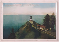 Cape Disappointment Light House at Mouth of the Columbia River 2 5/8" x 3 1/2" Fridge Magnet