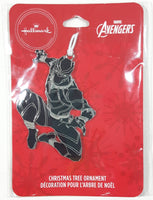 Hallmark Marvel Avengers Black Panthers Enamel Metal Christmas Tree Ornament New in Package