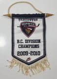 WHL Vancouver Giants B.C. Division Champions 2009-2010 5 1/2" x 8 1/4" Fabric Banner