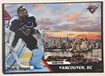 WHL Vancouver Giants Mark Segal Goalie Home Town Vancouver, B.C. 2 1/2" x 3 1/2" Paper Card Black Border Version