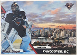 WHL Vancouver Giants Mark Segal Goalie Home Town Vancouver, B.C. 2 1/2" x 3 1/2" Paper Card