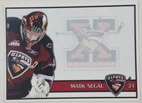 WHL Vancouver Giants Mark Segal #31 Goalie 2 1/2" x 3 1/2" Paper Card White Border Version