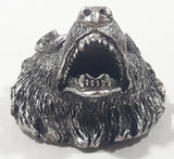 Pewter Metal 3D Bear Head Bust 2" x 2" Fridge Magnet