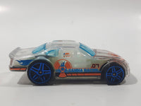 2007 Hot Wheels HW Race X-Raycers Stockar Clear Die Cast Toy Car Vehicle