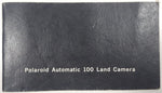 Vintage Polaroid 100 Land Camera Instructions Manual