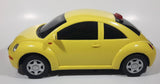 Rare Everbright Toys Volkswagen Beetle Yellow 13" Long Toy Car Vehicle