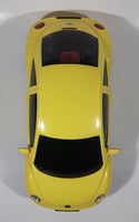 Rare Everbright Toys Volkswagen Beetle Yellow 13" Long Toy Car Vehicle