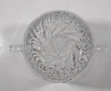 Vintage German Pinwheel and Star Cut Leaded Crystal Glass 5 1/4" Tall Ice Bucket Pail