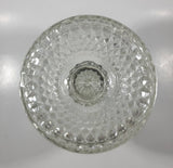 Vintage Pedestal Style Lidded Crystal Glass Candy Dish 12" Tall