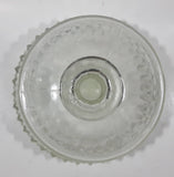 Vintage Pedestal Style Lidded Crystal Glass Candy Dish 12" Tall