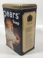 Vintage Pear's Soap 6 3/8" Tall Tin Metal Container