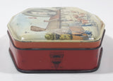 Antique George W. Horner & Co. Ltd Burns' Cottage Tin Metal Container