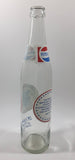 Vintage 1976 Pepsi Cola 16 Fl oz United States of America Bi-Centennial 1776 to 1976 11" Tall Clear Glass Bottle 200 Years of People Feelin' Free