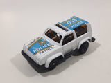 Unknown Brand Police Highway Patrol 013 White Die Cast Toy Car Emergency Vehicle