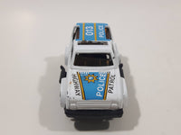 Unknown Brand Police Highway Patrol 013 White Die Cast Toy Car Emergency Vehicle