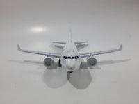 RealToy WestJet Boeing 737 Passenger Jet C-FZWS Airplane White Die Cast Toy Aircraft Vehicle