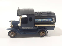 Lledo Days Gone DG 8 - 8 Water Works Rutland District Emergency Service 1920 Ford Model T Tanker Dark Blue Die Cast Toy Car Vehicle