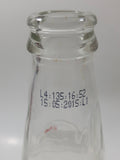 Vintage Style Pepsi-Cola Marca Inregistrata 250 mL 8" Tall Clear Glass Soda Pop Bottle Romania
