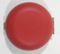 Vintage Westclox Red Cased Round Calendar Date and Time Windup Travel Alarm Clock