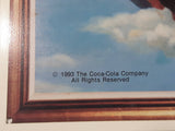 1993 The Coca Cola Company Earth Hand Holding A Bottle 13" x 13" Square Tin Metal Sign
