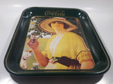 Vintage 1980 60th Anniversary of Coca-Cola in Vancouver 1920-1980 Yellow Dress Woman Official Tray