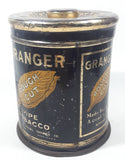 Vintage Granger Rough Cute Pipe Tobacco 6" Tall Tin Metal Canister Ligget & Myers Tobacco Co.