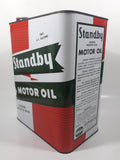 Rare Vintage Superior Products Standby Motor Oil Eastern Paraffin Base Two U.S. Gallons 12" Tall Metal Oil Can North Portland, Oregon