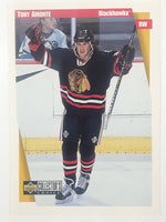 1997 Upper Deck Collector's Choice NHL Tony Amonte Chicago Blackhawks RW Jumbo 5" x 7" Photo Hockey Card 2 of 5