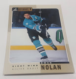 1998 Pinnacle Beehive #22 NHL Owen Nolan San Jose Sharks Right Wing Jumbo 5" x 7" Photo Hockey Card