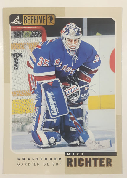 1998 Pinnacle Beehive #41 NHL Mike Richter New York Rangers Goalie Jumbo 5" x 7" Photo Hockey Card