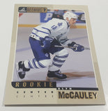 1998 Pinnacle Beehive #55 NHL Alyn McCauley Rookie Toronto Maple Leafs Right Wing Jumbo 5" x 7" Photo Hockey Card