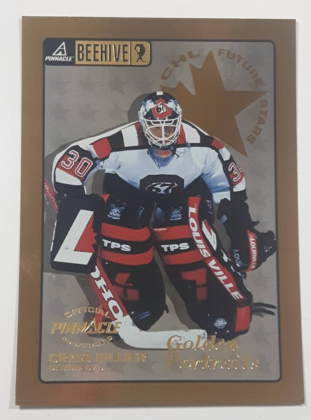 1998 Pinnacle Beehive Golden Portraits Official Rookie Card #64 CHL Craig Hillier Ottawa 67's Goaltender Jumbo 5" x 7" Photo Hockey Card
