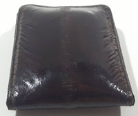 Dark Brown Leather Magnetic Money Clip 3/8" x 1 5/8" x 2 3/8"