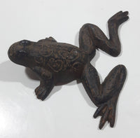 Vintage 4 1/2" x 5 1/8" Cast Iron Metal Frog