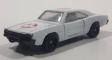 Unknown Brand Rescue #6 White Die Cast Toy Muscle Car Vehicle