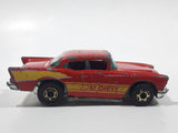 Vintage 1977 Hot Wheels Flying Colors '57 Chevy Red Die Cast Toy Classic Car Vehicle