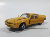 Vintage Yatming Chevy Camaro Z28 Yellow No. 1077 Die Cast Toy Muscle Car Vehicle with Opening Doors