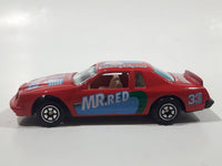 1980s Yatming Ford Thunderbird #33 Mr. Red No. 1033 Die Cast Toy Car Vehicle