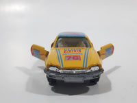 Yatming No. 1076 Jaguar XJS Grand Tourer #76 Man Made Machine Yellow Die Cast Toy Car Vehicle with Opening Doors