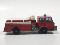 Vintage 1966 Lesney Matchbox Series No. 29 Denver Fire Pumper Truck Red Die Cast Toy Car Vehicle Made in England